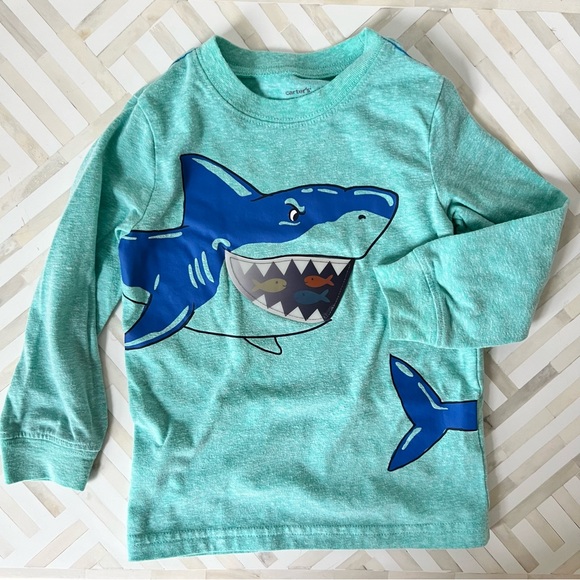 Carter's Other - CARTERS Shark Long Sleeve Tee, 2T